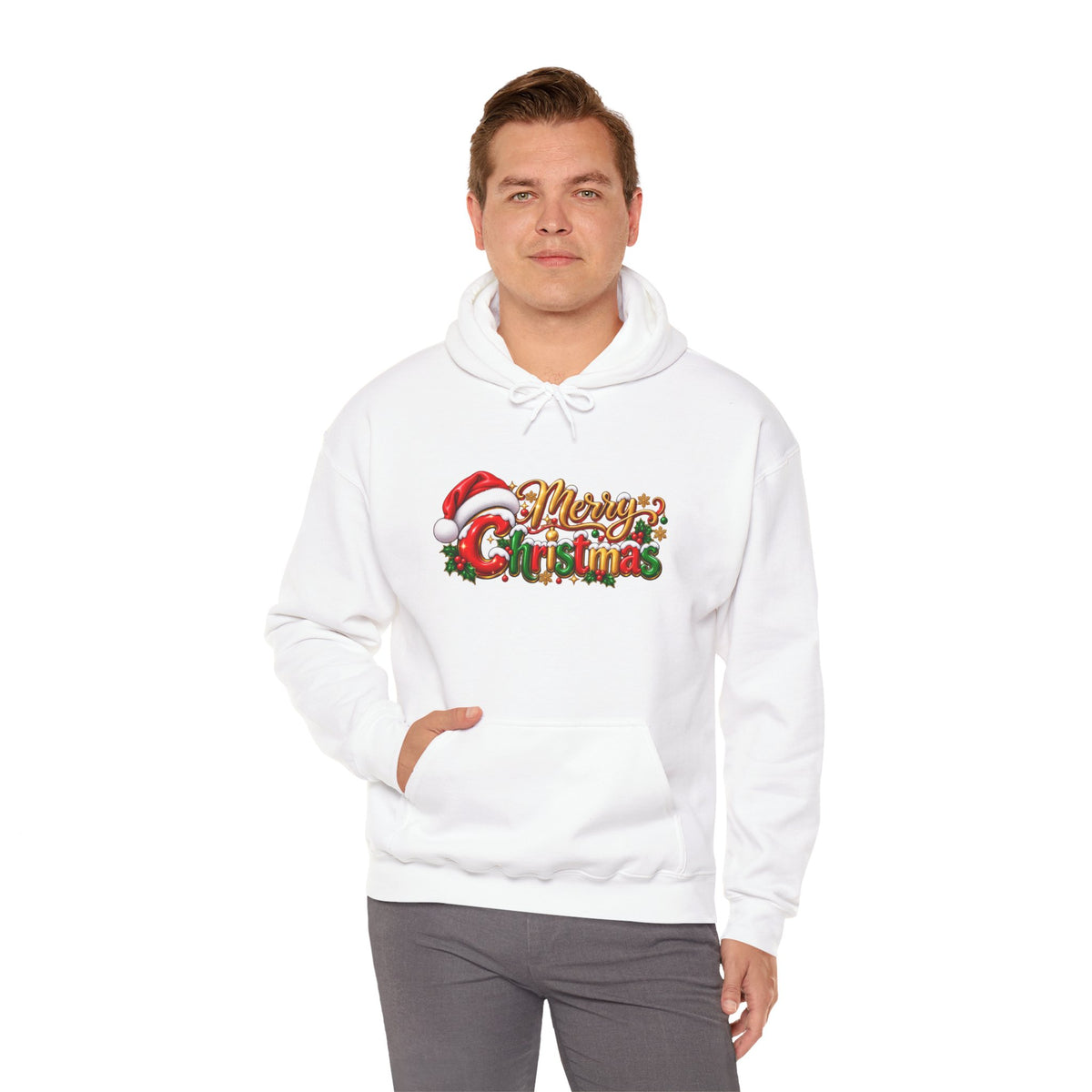 Merry Christmas Holiday Graphic Hoodie