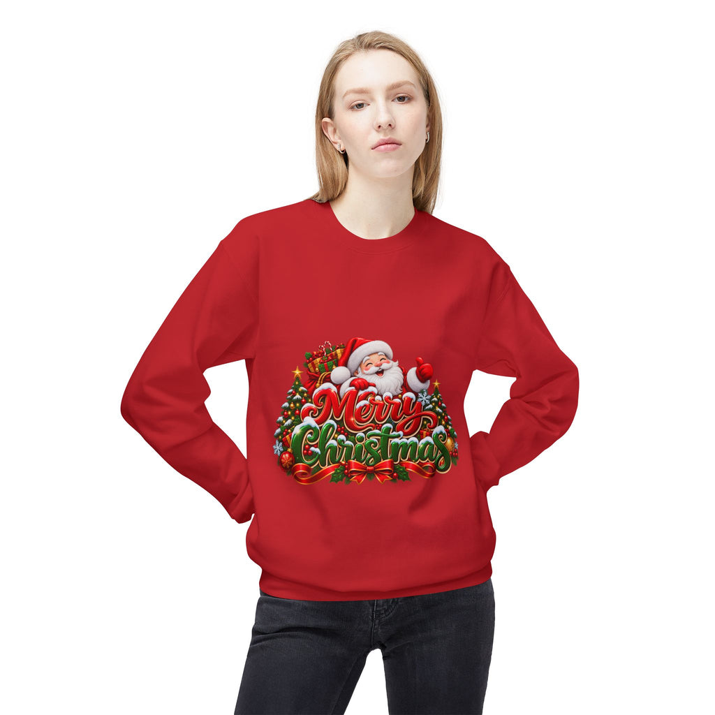 Christmas Santa 'Merry Christmas' Crewneck Sweatshirt