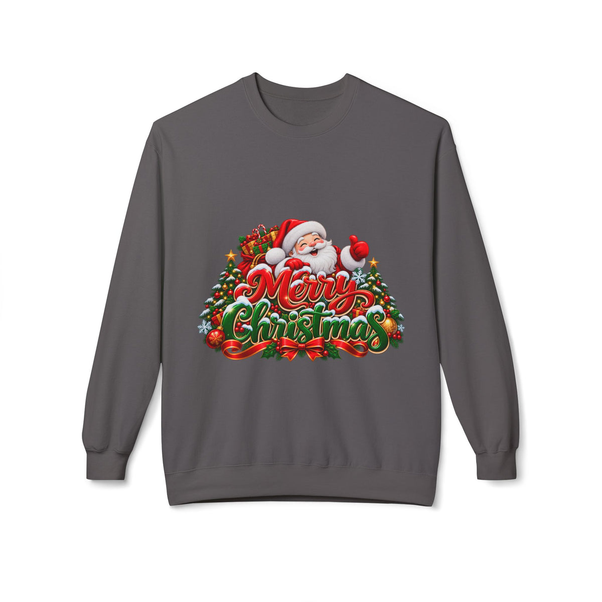 Christmas Santa 'Merry Christmas' Crewneck Sweatshirt