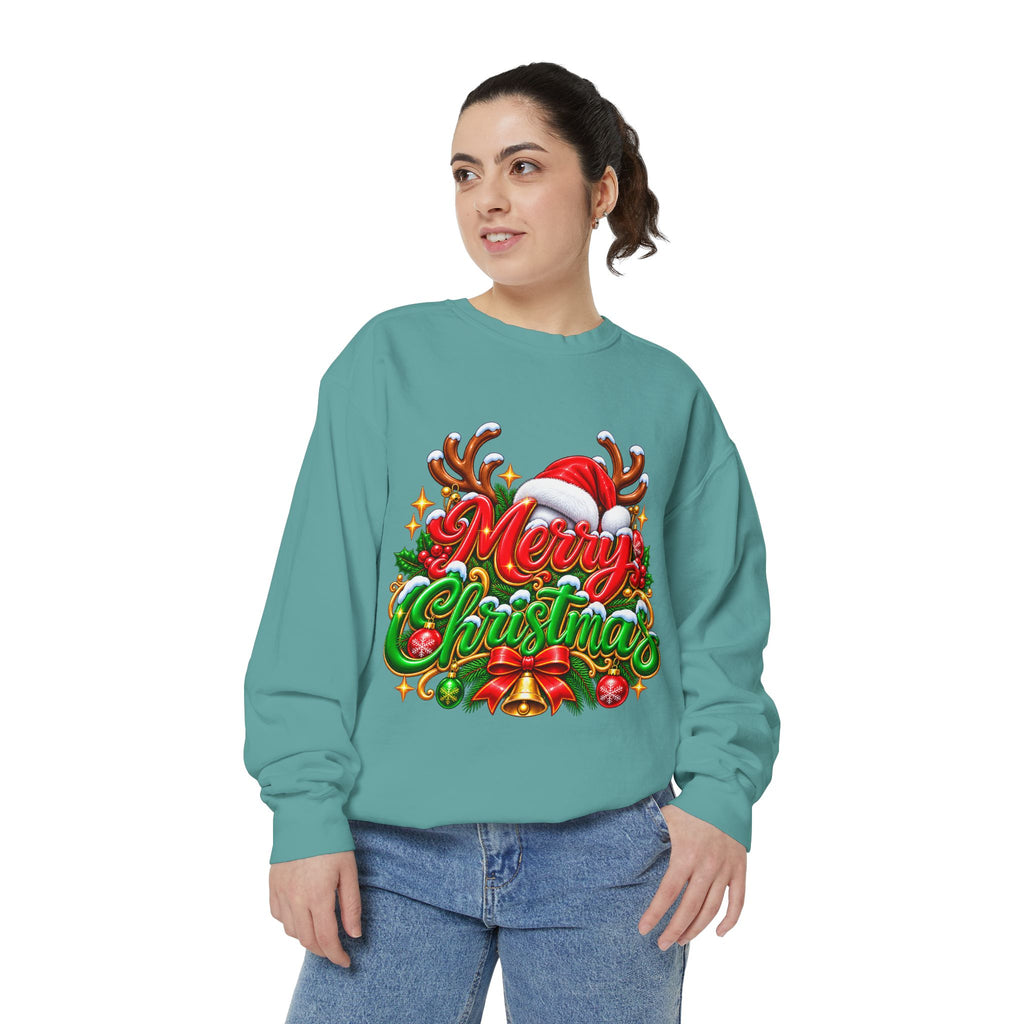Christmas Sweatshirt — 'Merry Christmas' Festive Holiday Crewneck