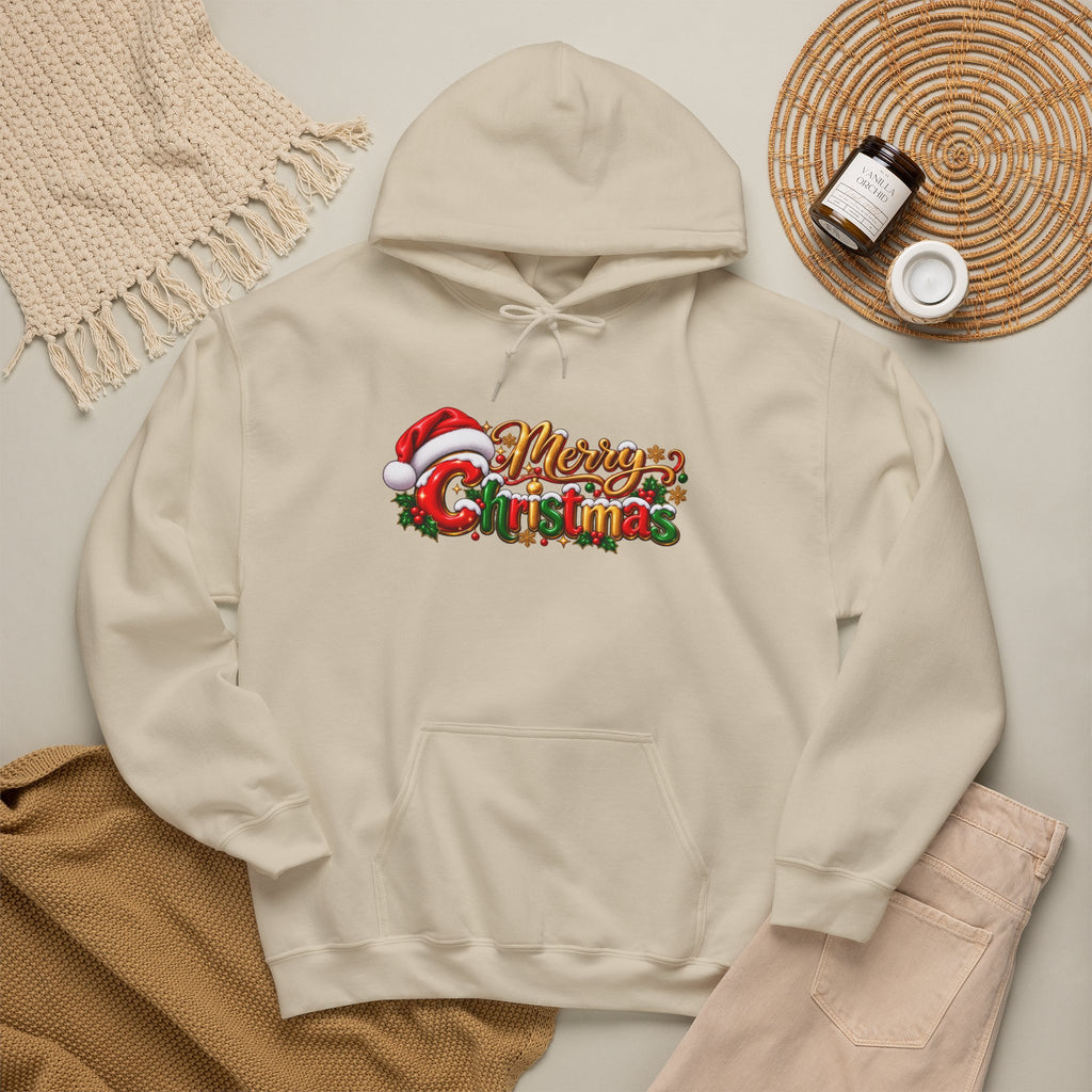 Merry Christmas Holiday Graphic Hoodie