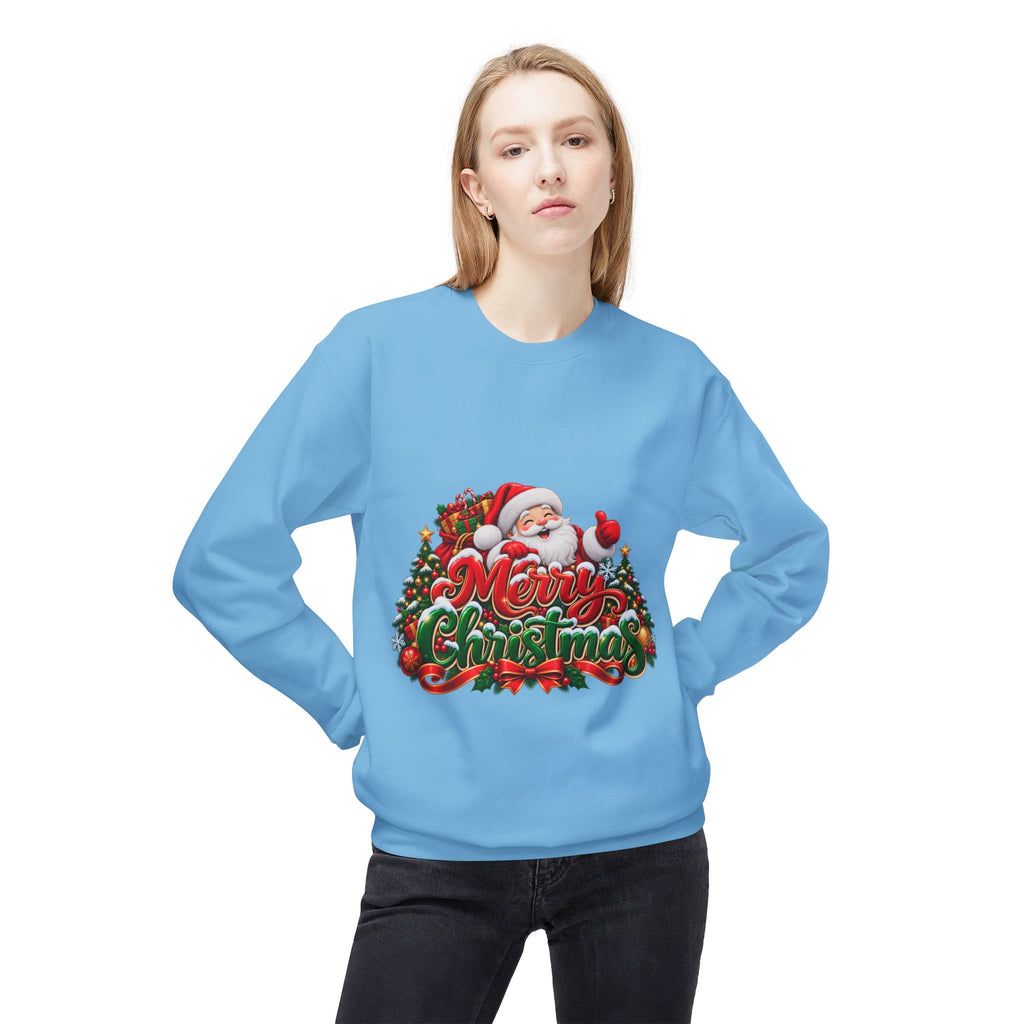 Christmas Santa 'Merry Christmas' Crewneck Sweatshirt