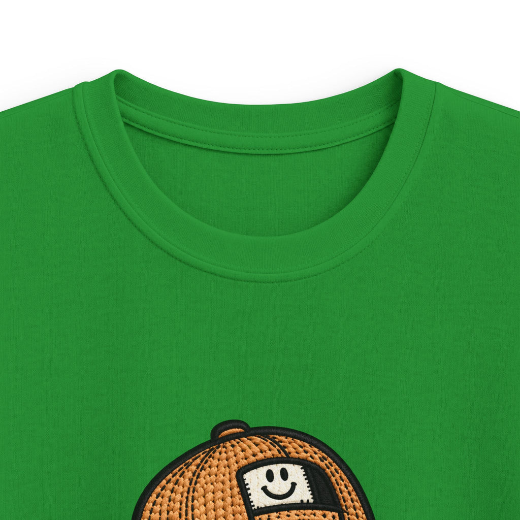 Kids Ghost Bubble Tea Tee — Cute Ghost Wearing Cap with Boba Drink Kids T-Shirt
