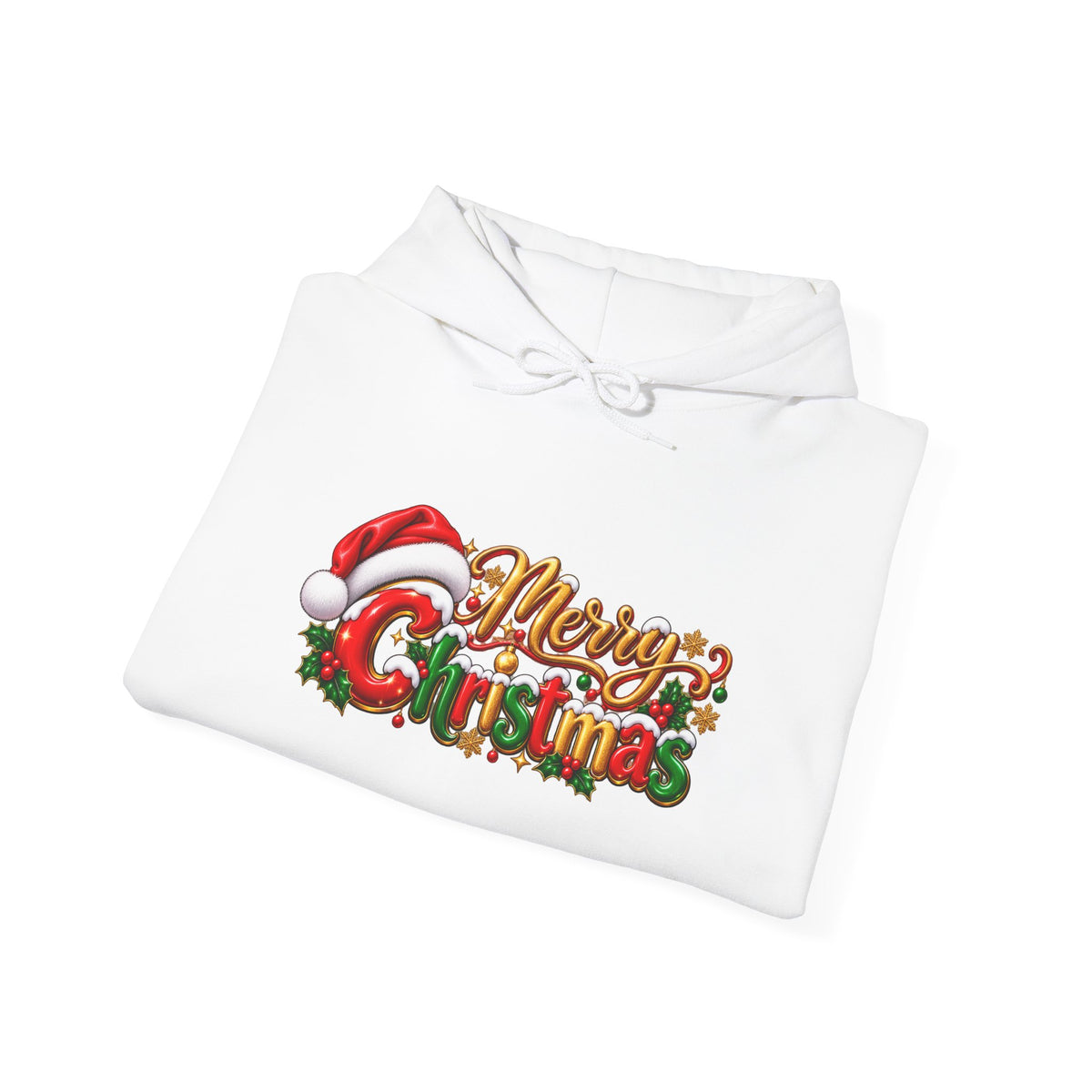 Merry Christmas Holiday Graphic Hoodie