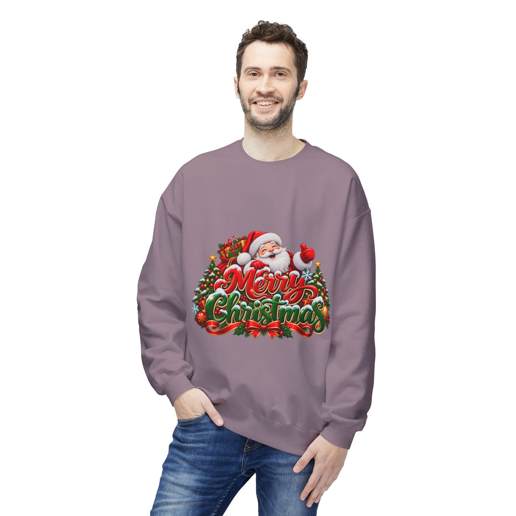 Christmas Santa 'Merry Christmas' Crewneck Sweatshirt