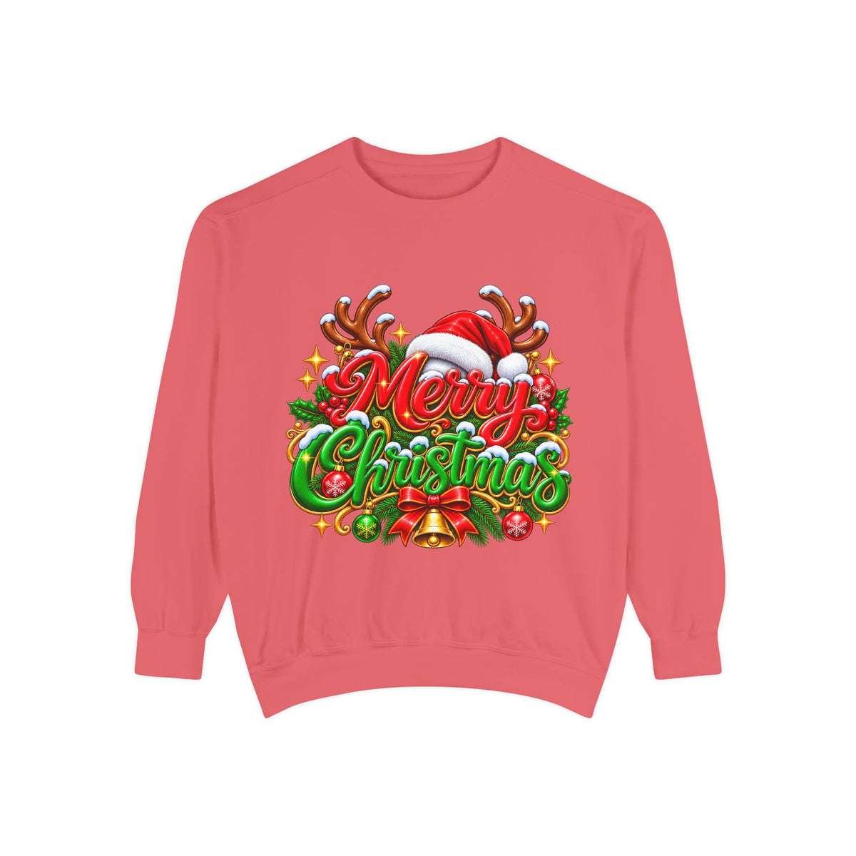 Christmas Sweatshirt — 'Merry Christmas' Festive Holiday Crewneck