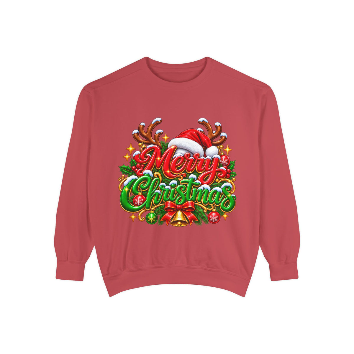 Christmas Sweatshirt — 'Merry Christmas' Festive Holiday Crewneck