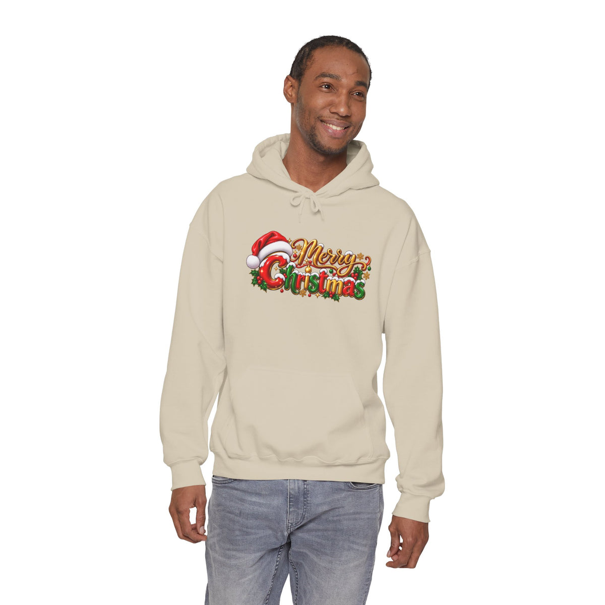 Merry Christmas Holiday Graphic Hoodie