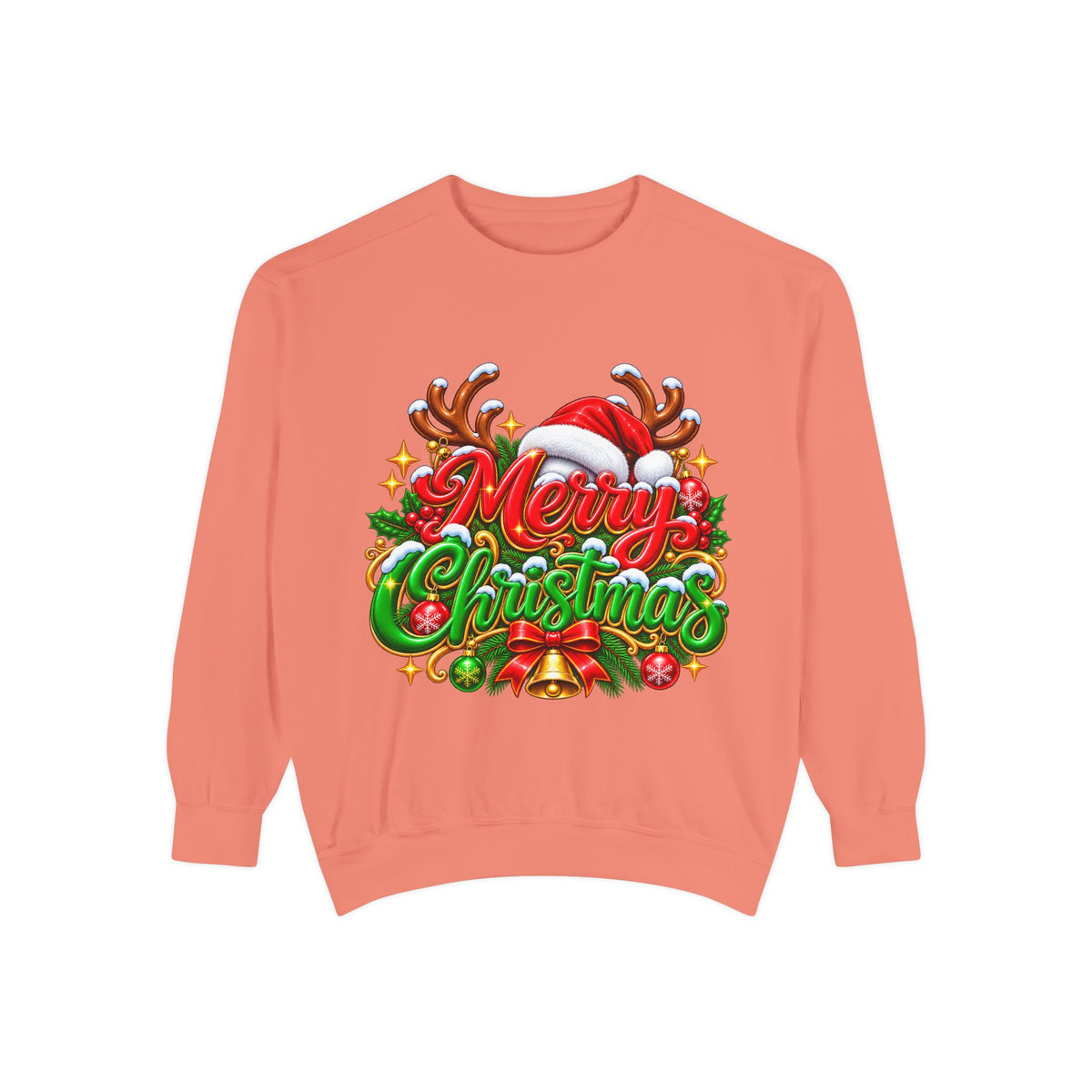 Christmas Sweatshirt — 'Merry Christmas' Festive Holiday Crewneck