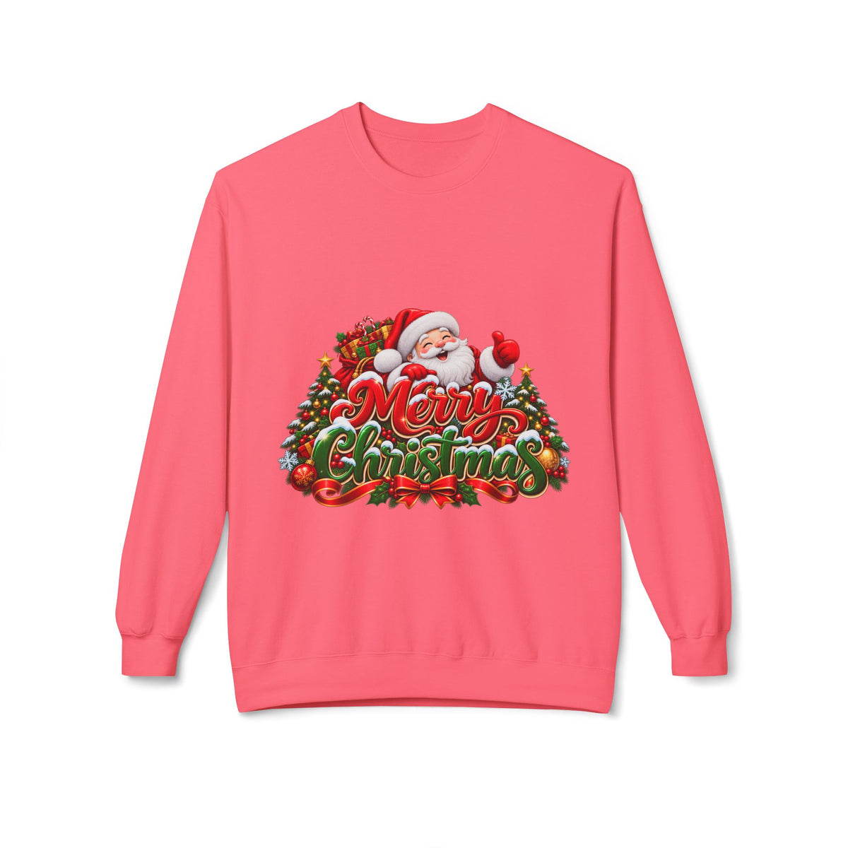 Christmas Santa 'Merry Christmas' Crewneck Sweatshirt