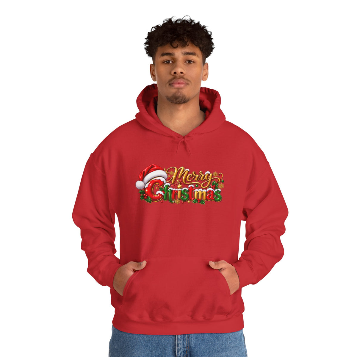 Merry Christmas Holiday Graphic Hoodie