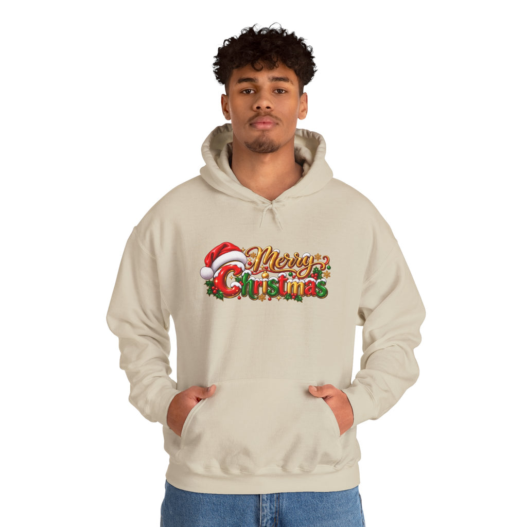 Merry Christmas Holiday Graphic Hoodie