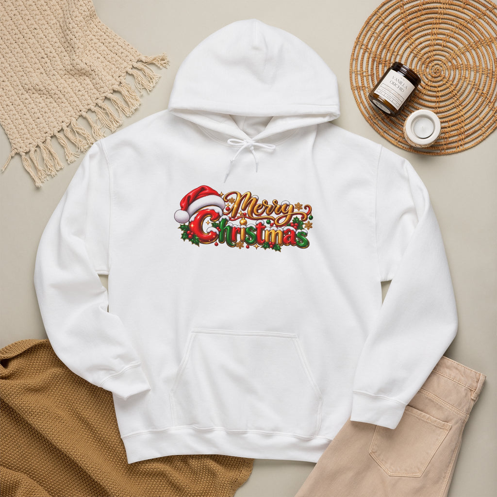 Merry Christmas Holiday Graphic Hoodie
