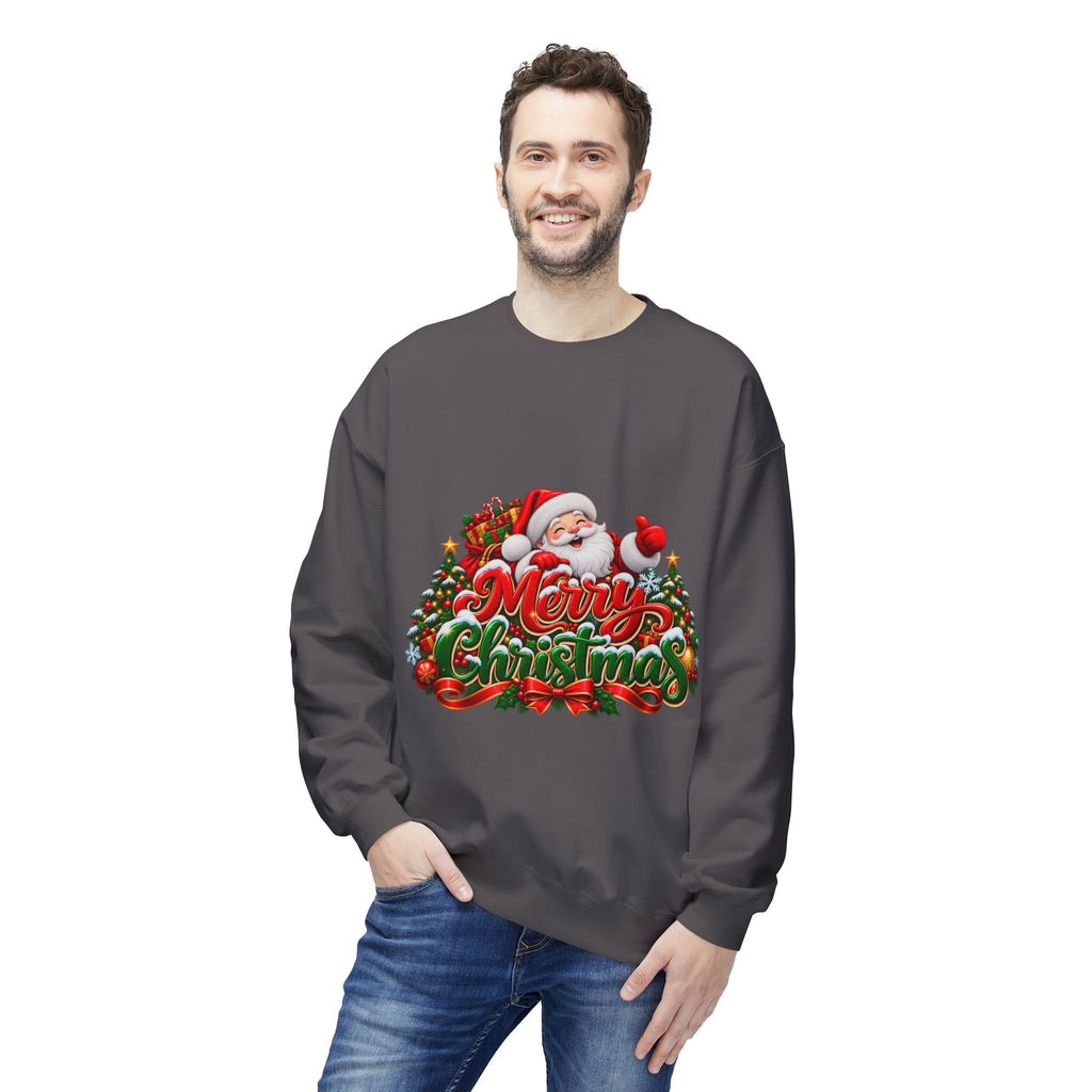 Christmas Santa 'Merry Christmas' Crewneck Sweatshirt
