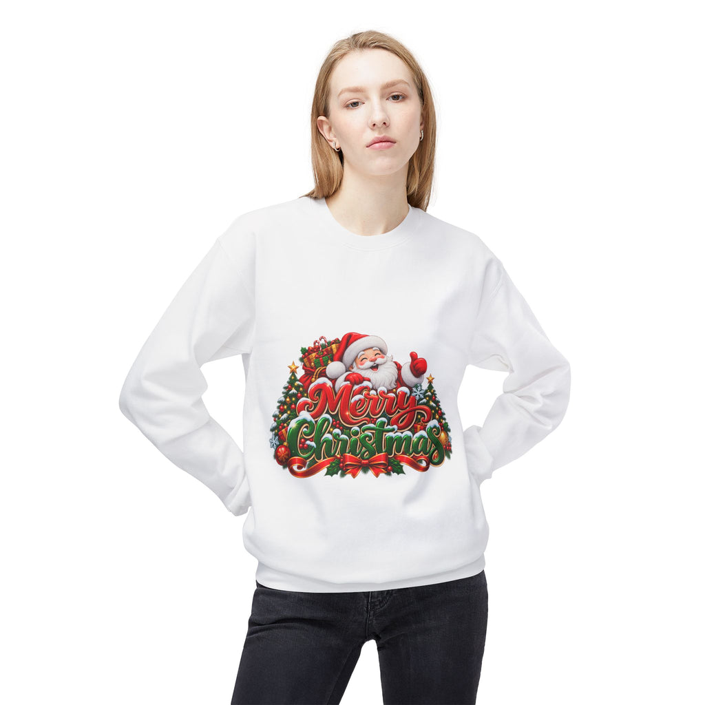 Christmas Santa 'Merry Christmas' Crewneck Sweatshirt