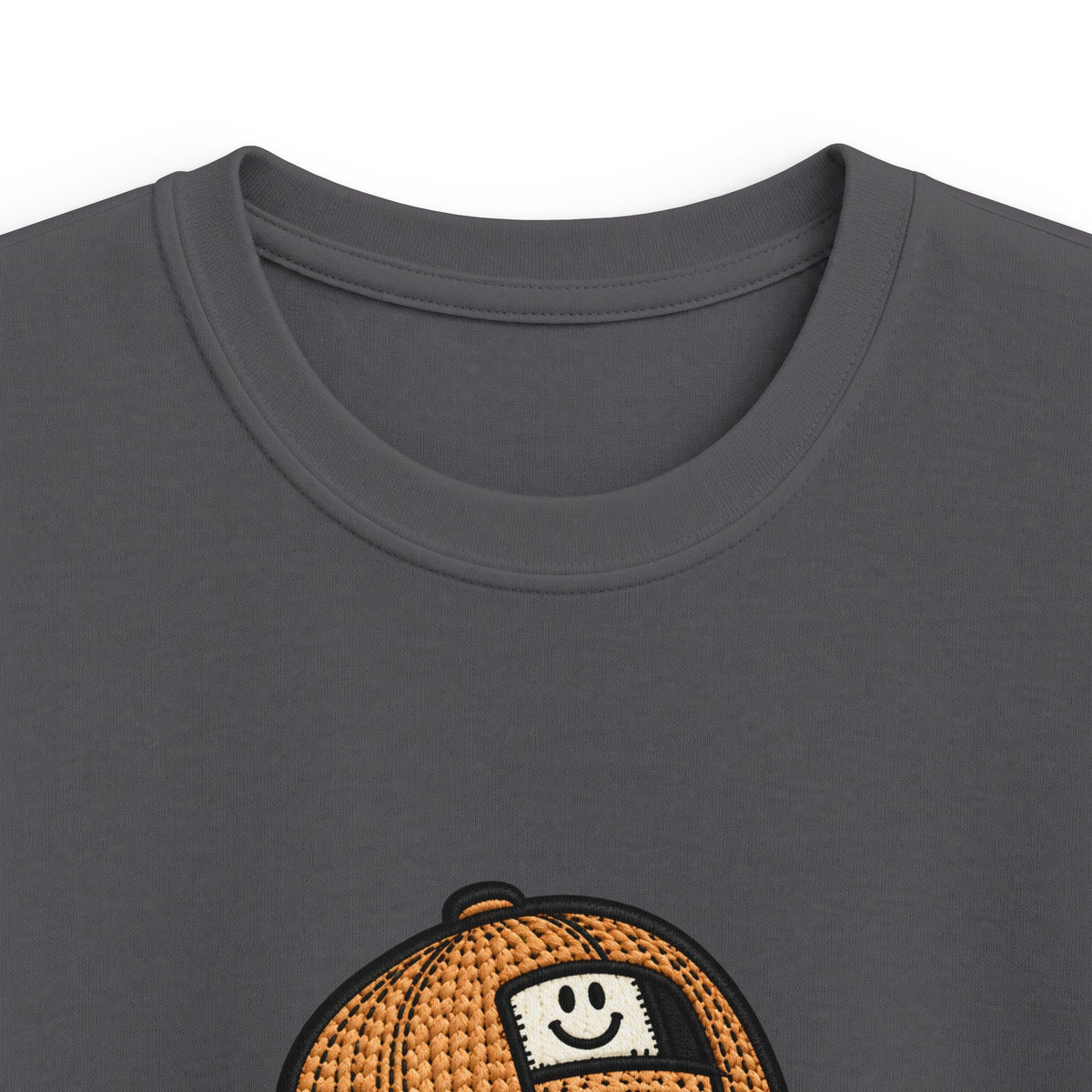 Kids Ghost Bubble Tea Tee — Cute Ghost Wearing Cap with Boba Drink Kids T-Shirt