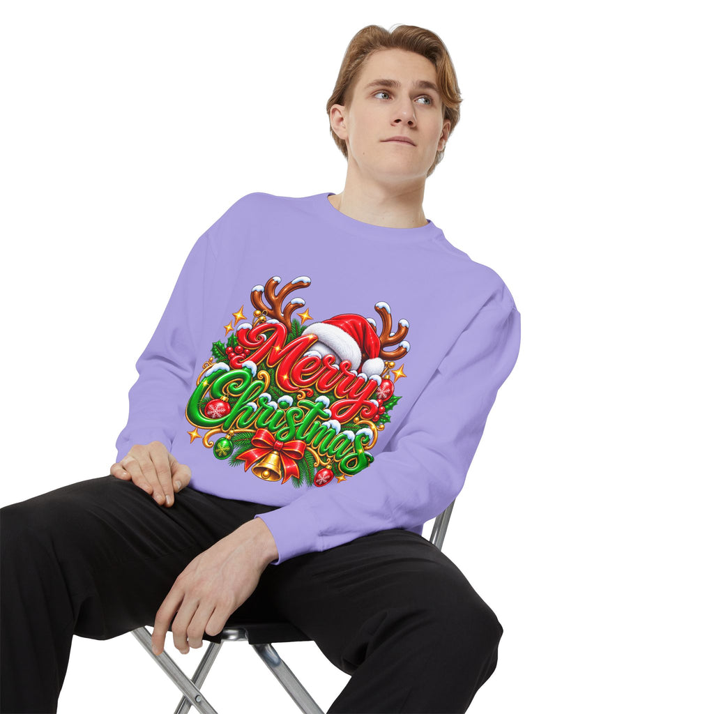 Christmas Sweatshirt — 'Merry Christmas' Festive Holiday Crewneck