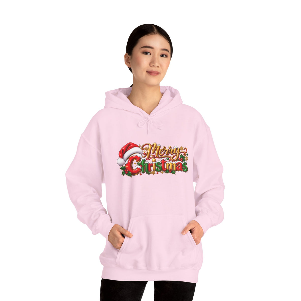 Merry Christmas Holiday Graphic Hoodie