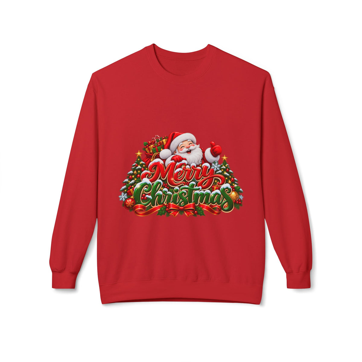 Christmas Santa 'Merry Christmas' Crewneck Sweatshirt