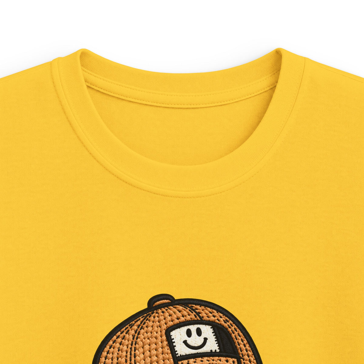 Kids Ghost Bubble Tea Tee — Cute Ghost Wearing Cap with Boba Drink Kids T-Shirt
