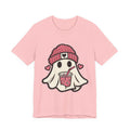 Ghost Boba Tee — Cute Ghost Drinking Bubble Tea Graphic T-Shirt