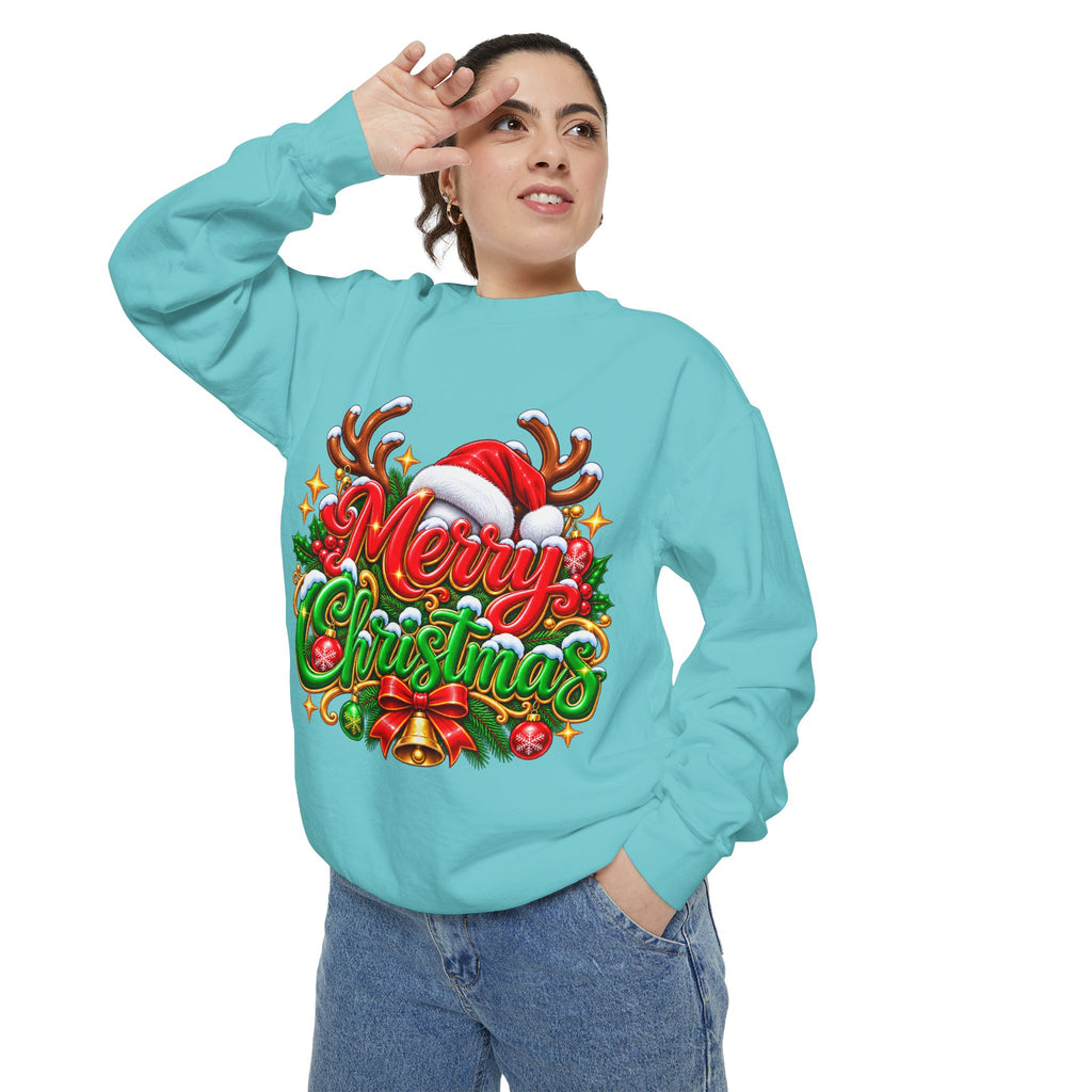 Christmas Sweatshirt — 'Merry Christmas' Festive Holiday Crewneck