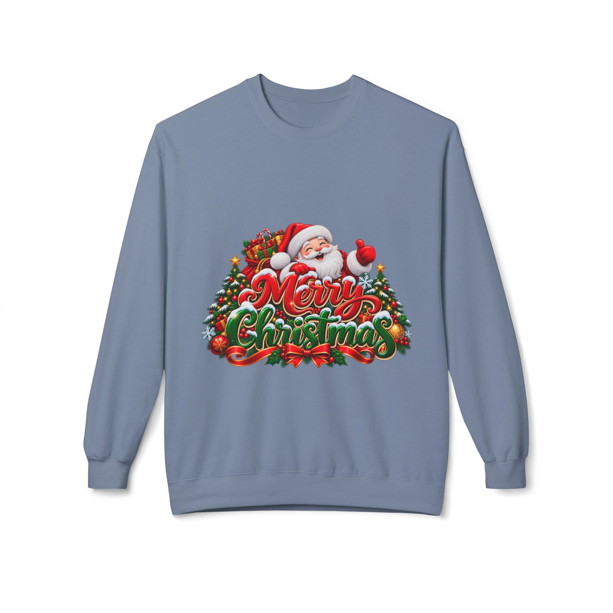 Christmas Santa 'Merry Christmas' Crewneck Sweatshirt