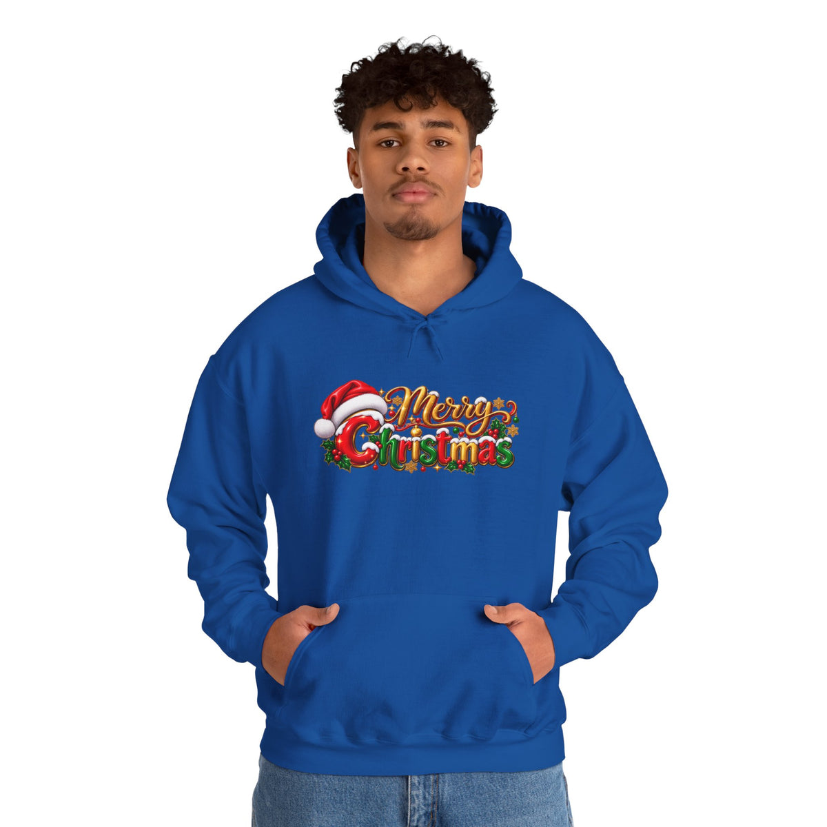 Merry Christmas Holiday Graphic Hoodie