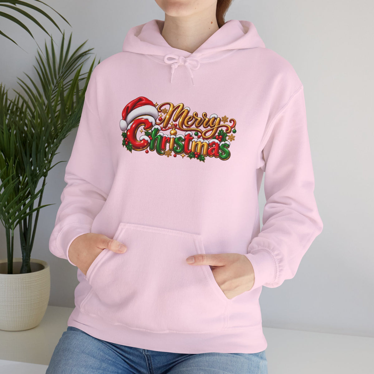 Merry Christmas Holiday Graphic Hoodie