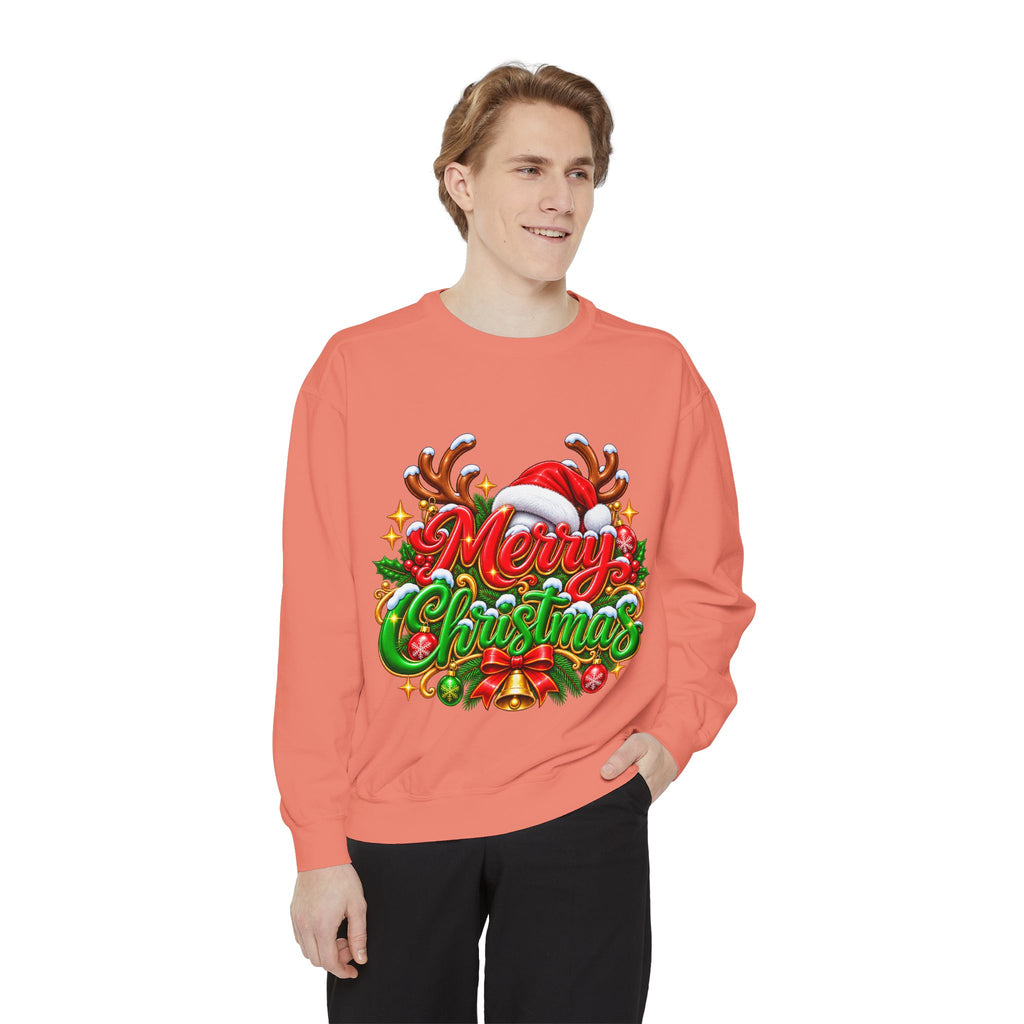 Christmas Sweatshirt — 'Merry Christmas' Festive Holiday Crewneck