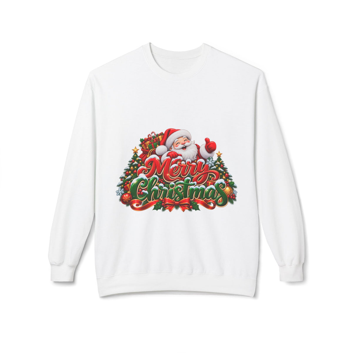 Christmas Santa 'Merry Christmas' Crewneck Sweatshirt
