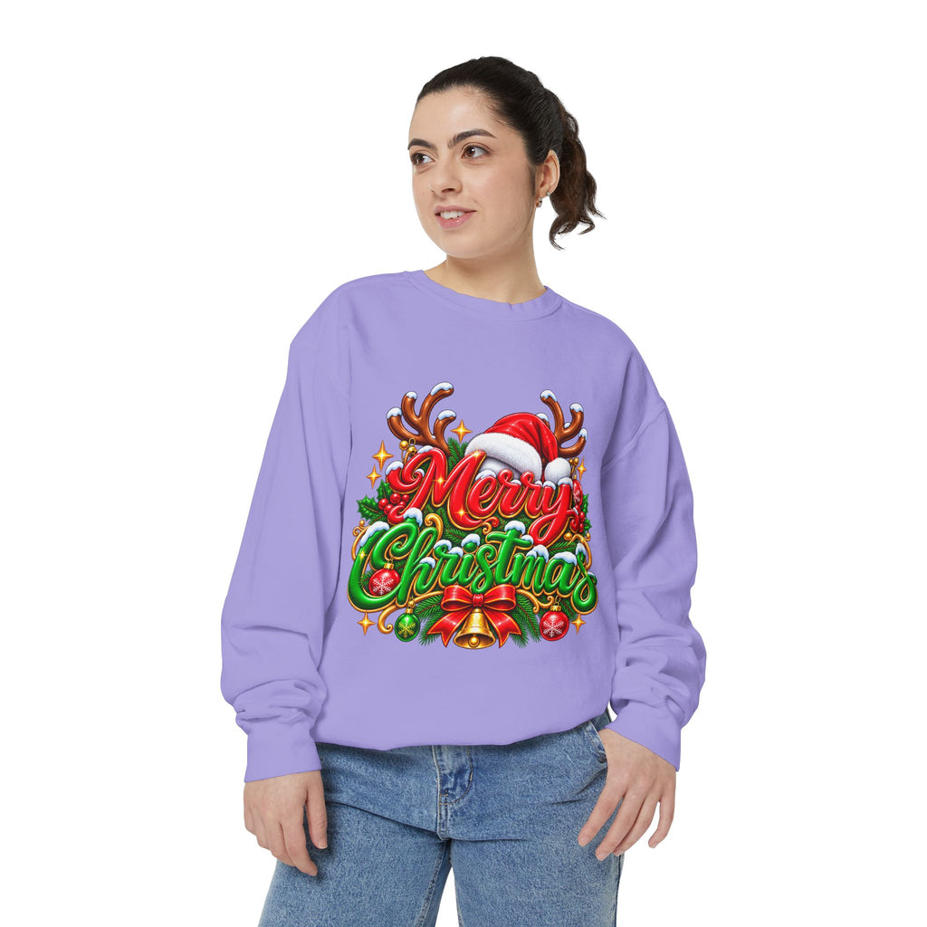 Christmas Sweatshirt — 'Merry Christmas' Festive Holiday Crewneck