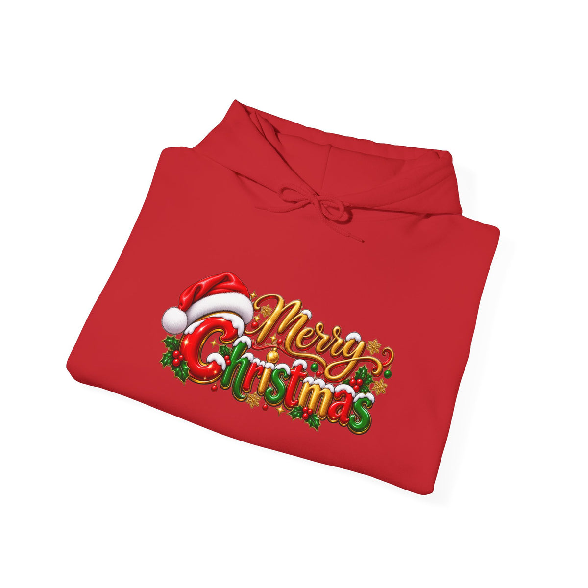 Merry Christmas Holiday Graphic Hoodie